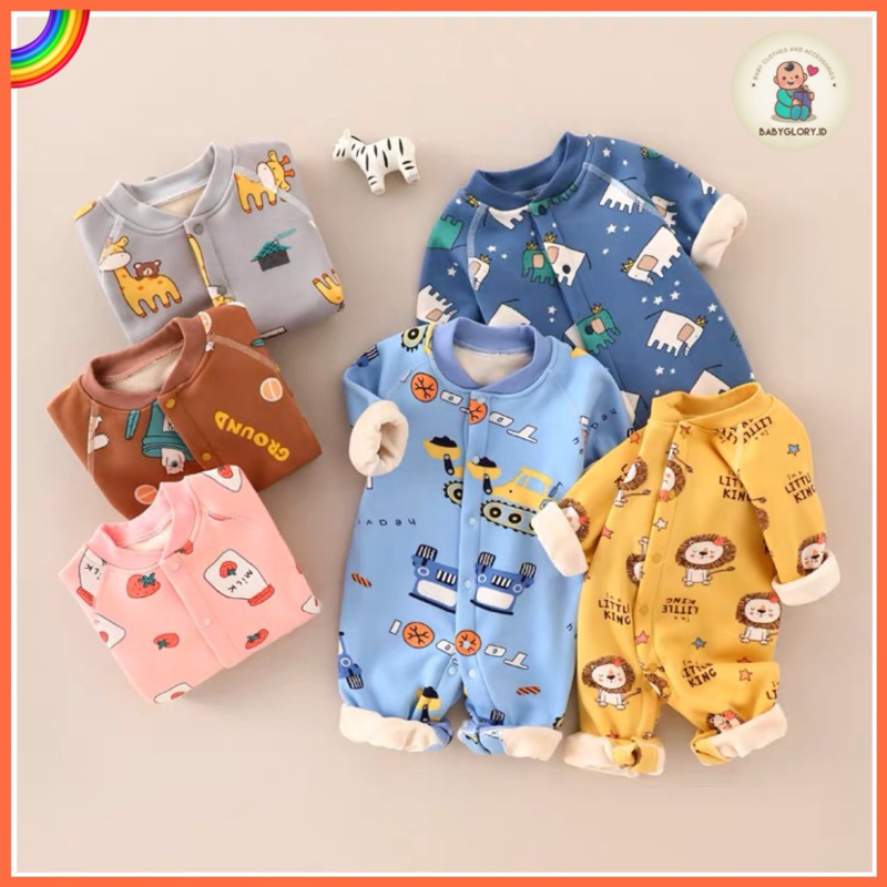 Jumper Bayi Unisex IMPORT / Romper Bayi / Sleepsuit Bayi Jumper Bayi Import Jumper Lucu tebal