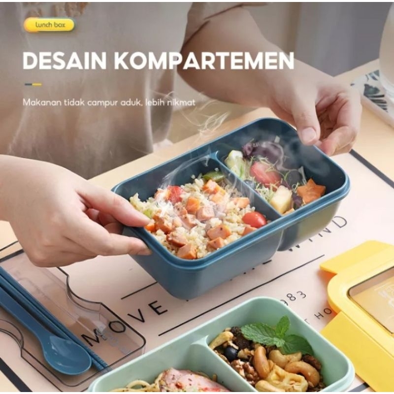 KKV Kotak Bekal Makan Lunch Box Green