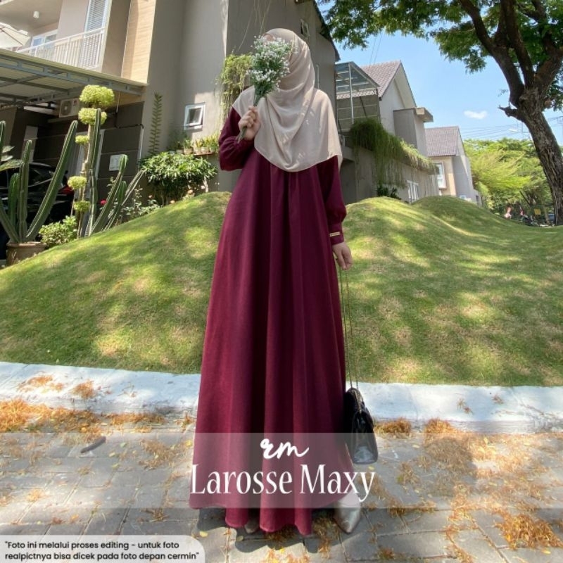 New.. LAROSE MAXY ORI RATU MULABEES | GAMIS KATUN MADINA PREMIUM