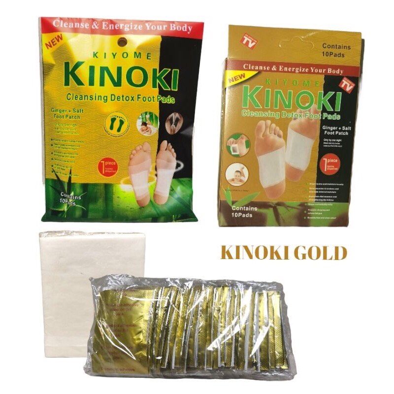 Kinoki Gold Koyo Kaki Detox / Kinoki Gold Kemasan PLASTIK SEAL / Kinoki Kuning Penyerap Racun Dalam Tubuh MINIM BELI 5 BOX / Koyo Kaki Penyerap Racun Di tubuh Saat Tidur