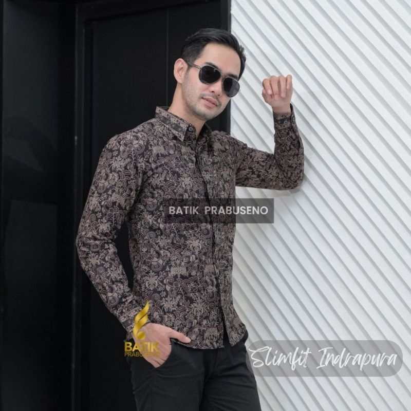 kemeja batik slimfit batik prabuseno