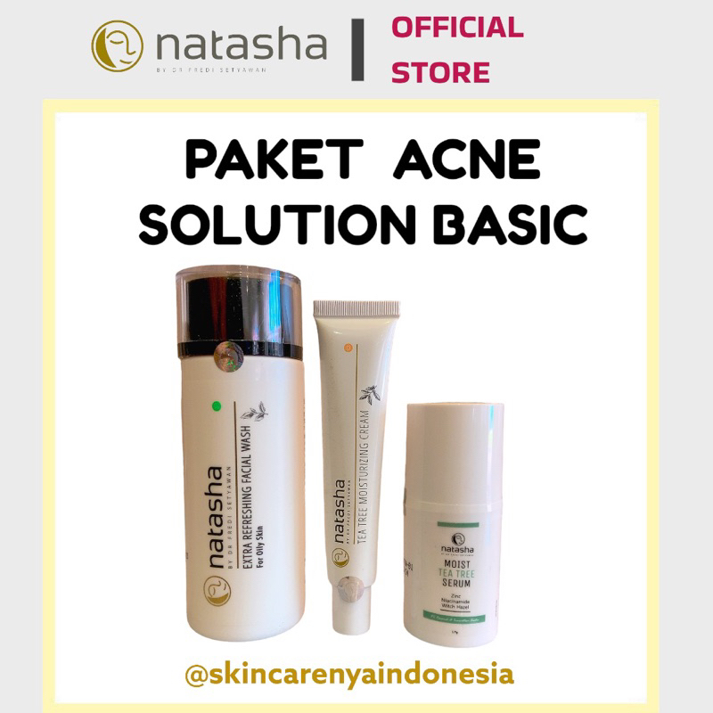 NATASHA SKINCARE PAKET ACNE SOLUTION BASIC / ANTI JERAWAT / SENSITIF / BRUNTUS