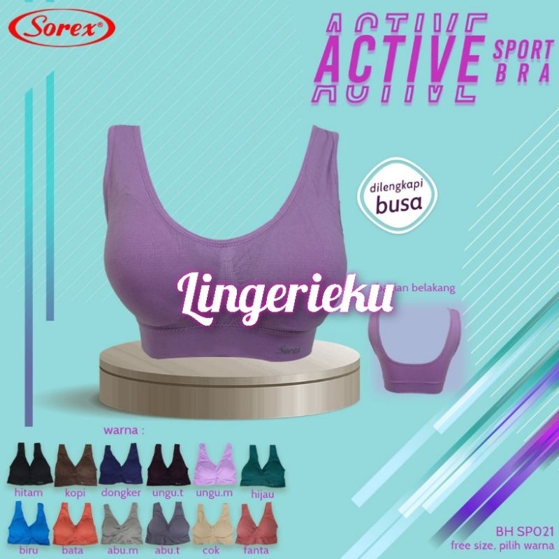 Sorex SP 021 BH Senam Olahraga Sport Bra Wanita Terbaru Dijamin Murah