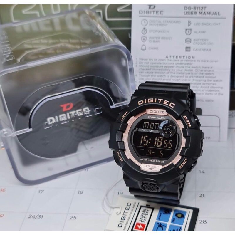 jam tangan digitec DG 5112T Digital