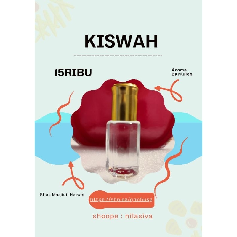 Parfum Kiswah Bibit 100% 6 ml