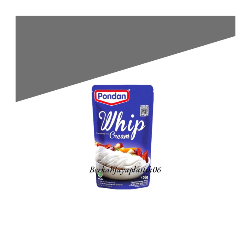 

Whip Cream kemasan 100 gram