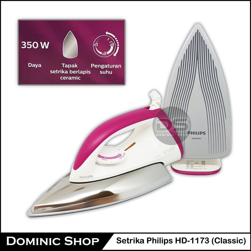 Setrika Murah / Setrika Berkualitas / Dry Iron Philips HD 1173