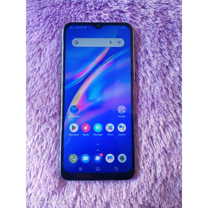 VIVO Y20 v2027 ram 3/64 Second NORMAL BERKUALITAS harga terjangkau