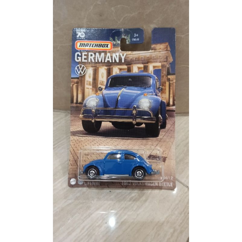 1962 volkswagen beetle matchbox