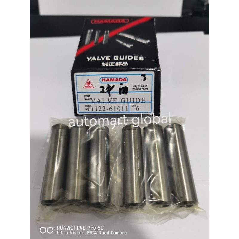 valve guide bos klep hardtop 2f 6pc