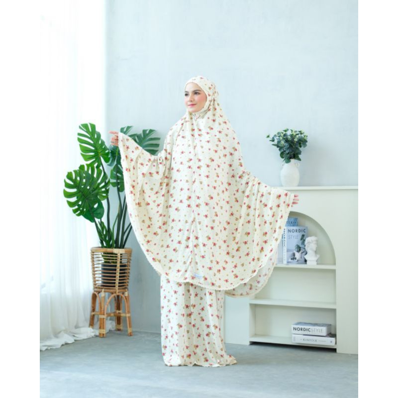 Mukena Rayon Zlatra Signature Bouquet Rose