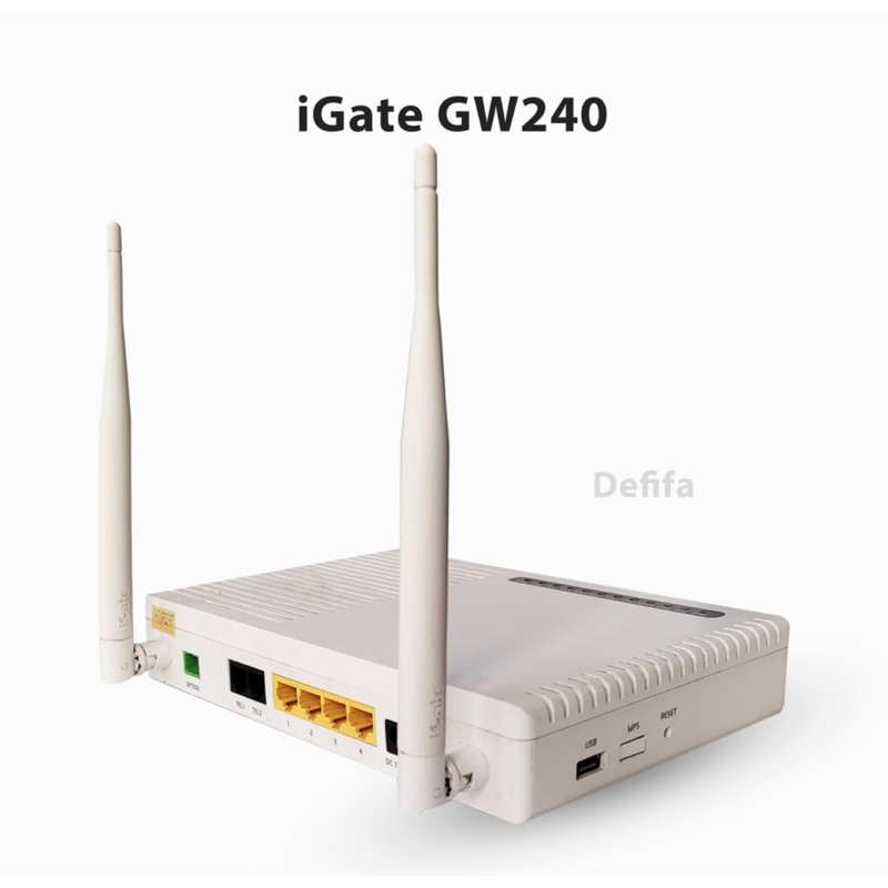 MODEM ONT IGATE GW240 Plus Adaptor