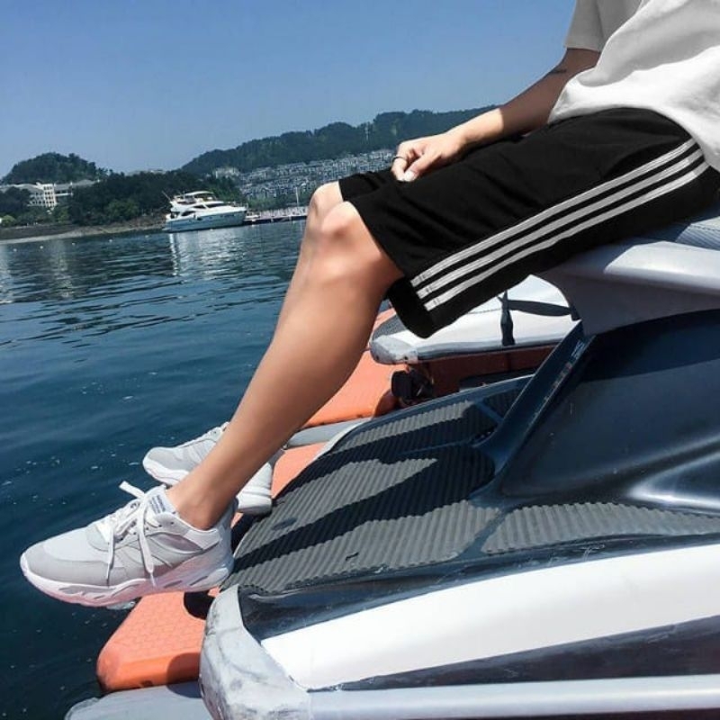 Celana Pendek Pria Wanita Kolor Bahan Kaos