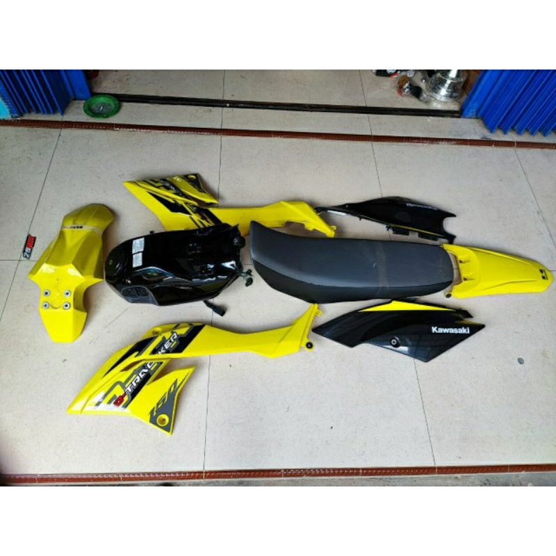 PROMO COVERSET COVER BODY SET KLX DTRACKER DT NEW ORI ASLI COPOTAN MOTOR NORMAL FULLSET KOMPLIT SESU