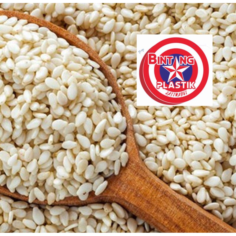 

NEW! WIJENKU / Wijen INDIA / Biji wijen putih / sesame seeds super premium 250gr