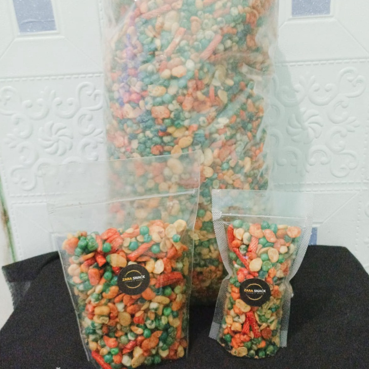 

Makanan Ringan Camilan Kue Kering Cemilan Kacang Mix 1000 Gram