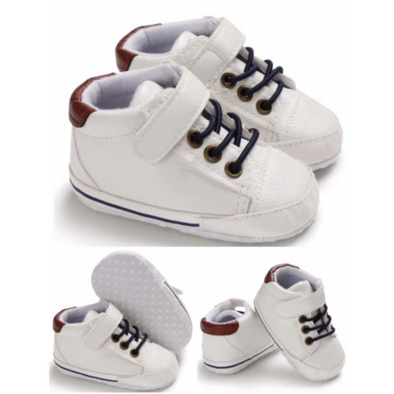 sepatu bayi prewalker laki laki 0 12 bulan murah lucu / baby shoes prewalker anti slip SAKIP