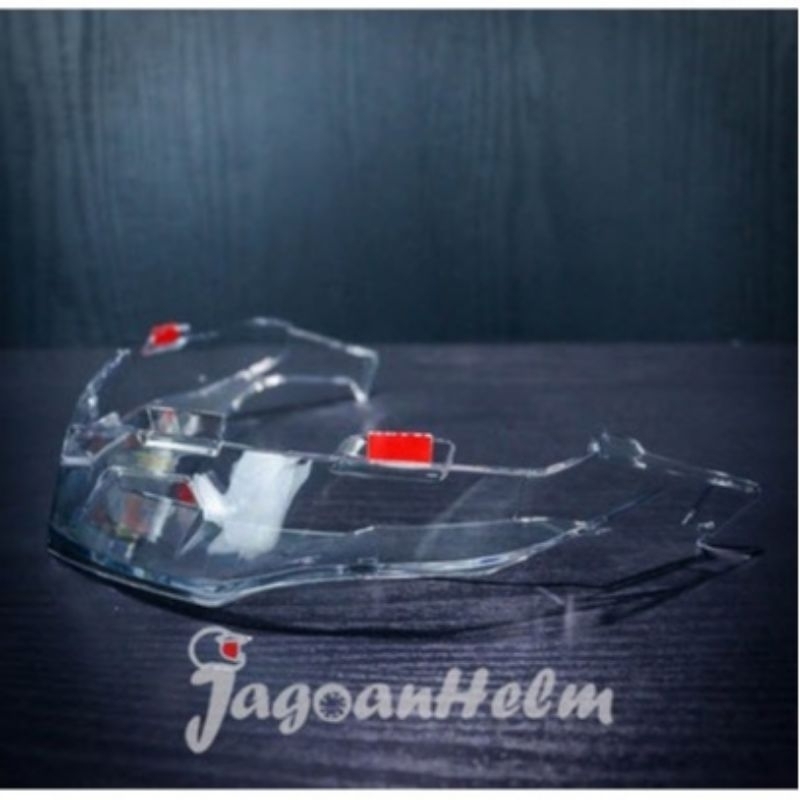 SPOILER HELM KYT 3D TTCOURSE POLYCARBONAT | TT COURSE IRIDIUM