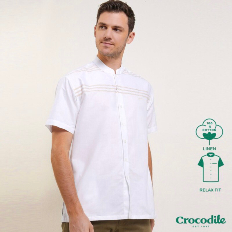 "BIG SALE" Baju Koko Muslim Kemeja Crocodile 0923