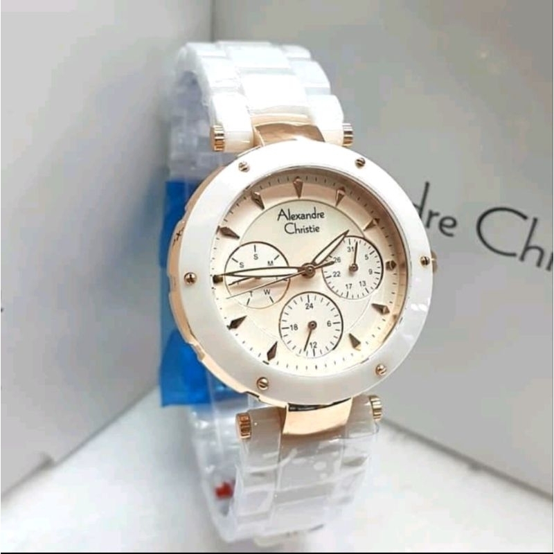 JAM TANGAN WANITA ALEXANDRE CHRISTIE AC2807 2807 ORIGINAL GARANSI RESMI 1TAHUN NEW