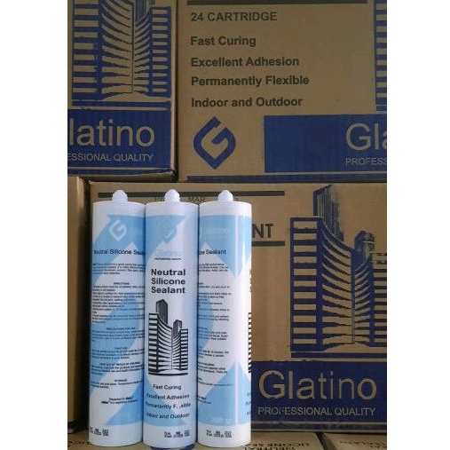 SILICONE NETRAL / SEALANT NETRAL / SILICONE GLATINO NETRAL / Lem Tembak Silicon