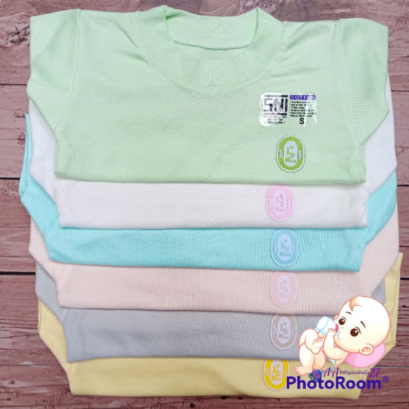 6PC LOVE AND MOM Kaos Oblong Bayi Berlabel Ukuran S M L XL SNI Murah Nyaman Berkualitas