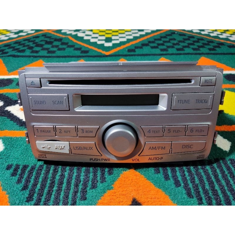 Headunit Doubledin copotan Standar Mobil Agya Ayla 1.0 2014 cd fm mp3 usb aux Audio