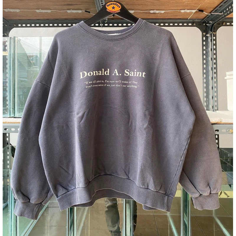 CREWNECK OVERSIZE DONALD CARCOAL