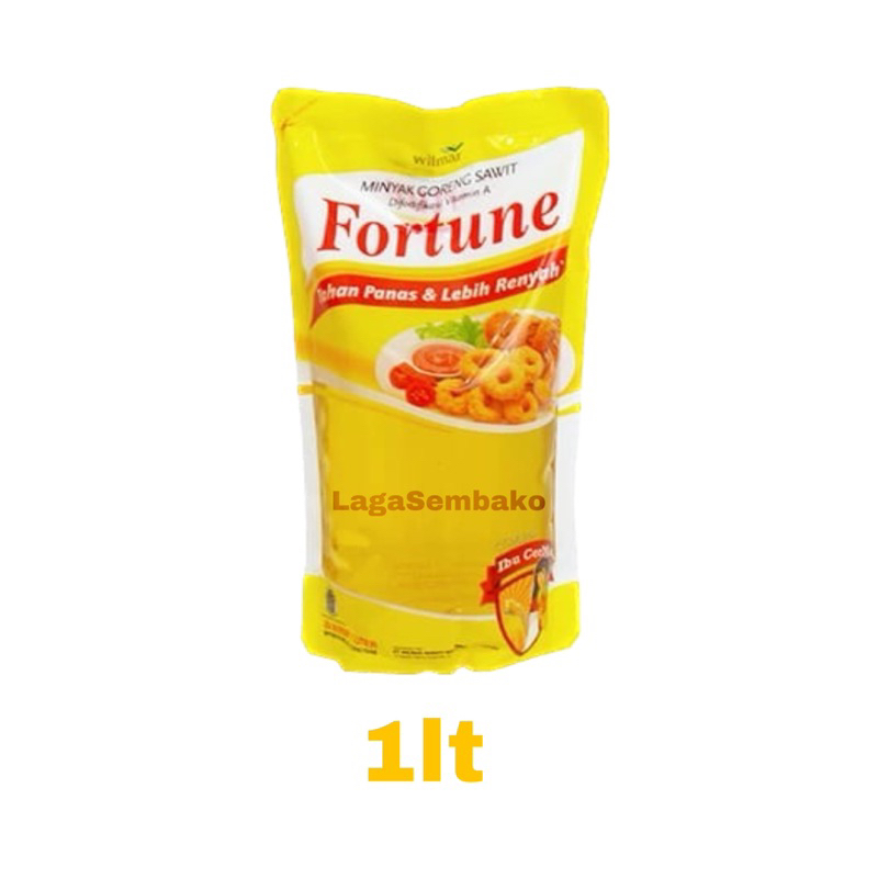 

Minyak Goreng Fortune 1L, 500ML, 250ML, 200ML