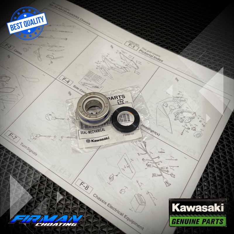 SEAL WATERPUMP MECHANICAL NINJA R RR SS ORIGINAL KAWASAKI 49063-1055