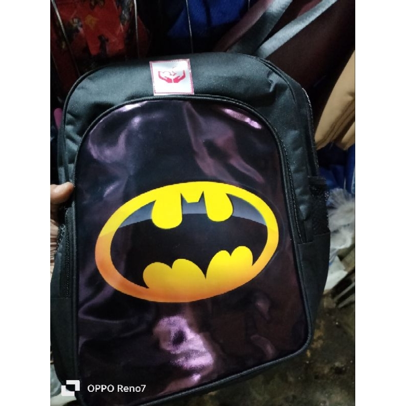 BEST 5IN1 Ransel Batman banyak bonus nya Tas ransel anak sekolah kumplit