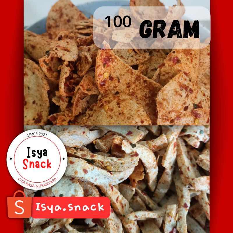 

Isya snack- Basreng Pedas Daun jeruk Cikruh Viral 100gram