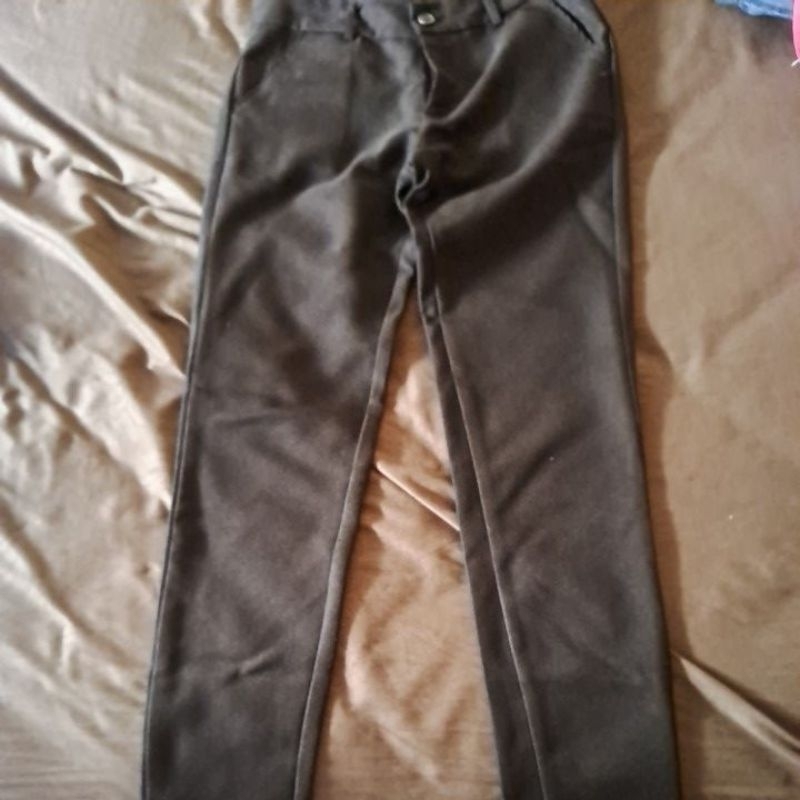 PL celana kerja cewek coklat size S