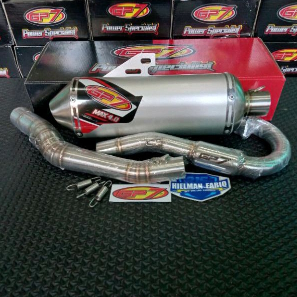 GP7 ORIGINAL 100% Knalpot GP7 MAX 4.0 (BORE UP) for KLX 150 ,Dtracker 150 Honda CRF 150 L YAMAHA WR 
