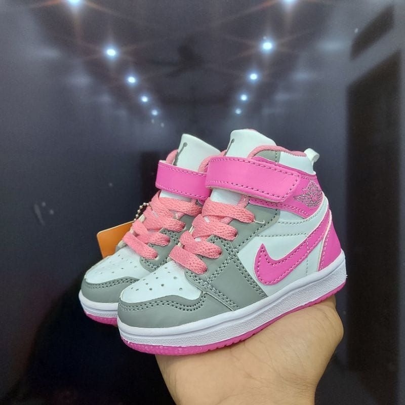 Sepatu Jordan Anak Perempuan Sepatu Sneakers Anak Air Jordan Sepatu Anak Usia 1-10 Tahun