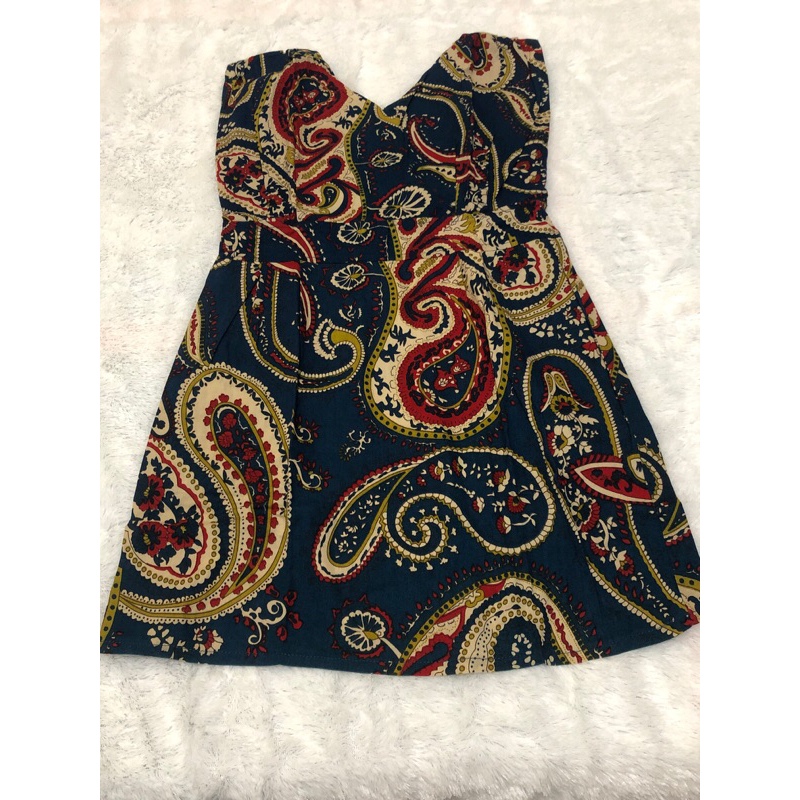 Preloved Midi Dress Batik