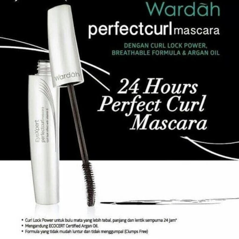 (ORIGINAL) Wardah EyeXpert Perfect Curl Mascara Maskara Wardah Eye Expert