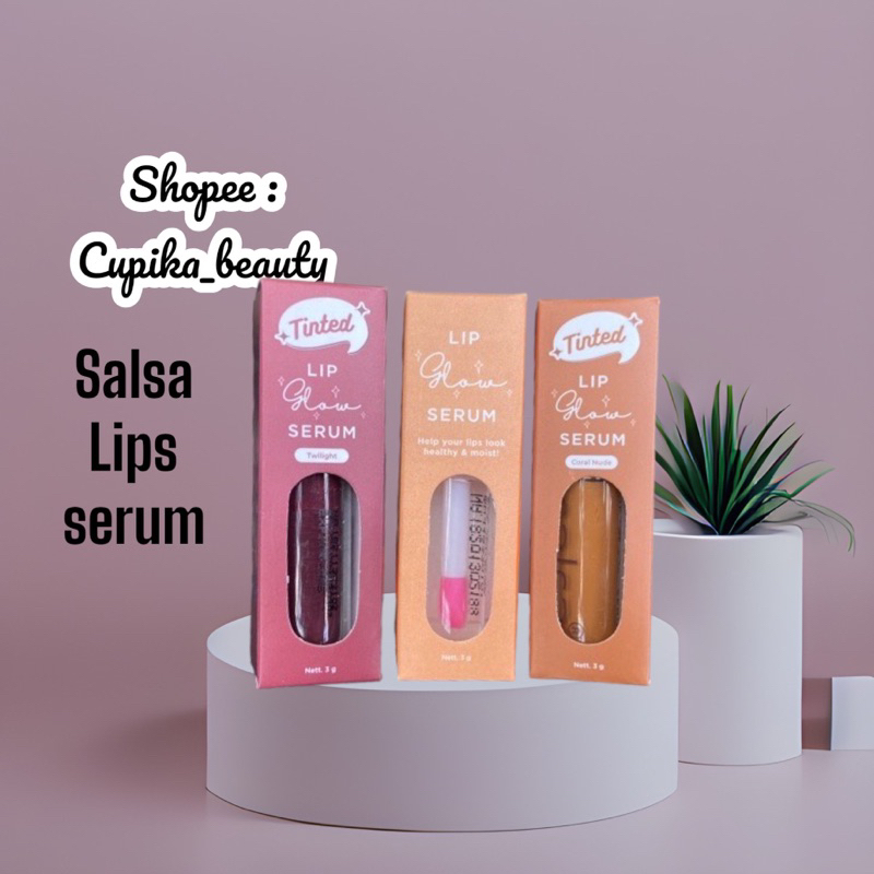 [ce,bx] Salsa Glow Lips serum -- Lips serum salsa Glow - salsa lip glow serum terbaru