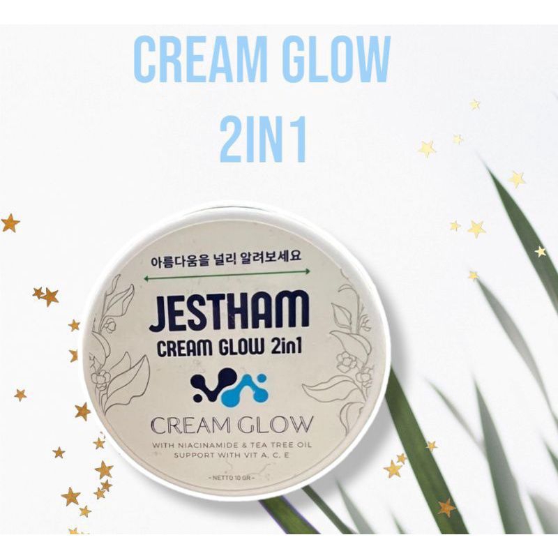 SIAP KIRIM JESTHAM Cream 2in1Glow Light KOREA