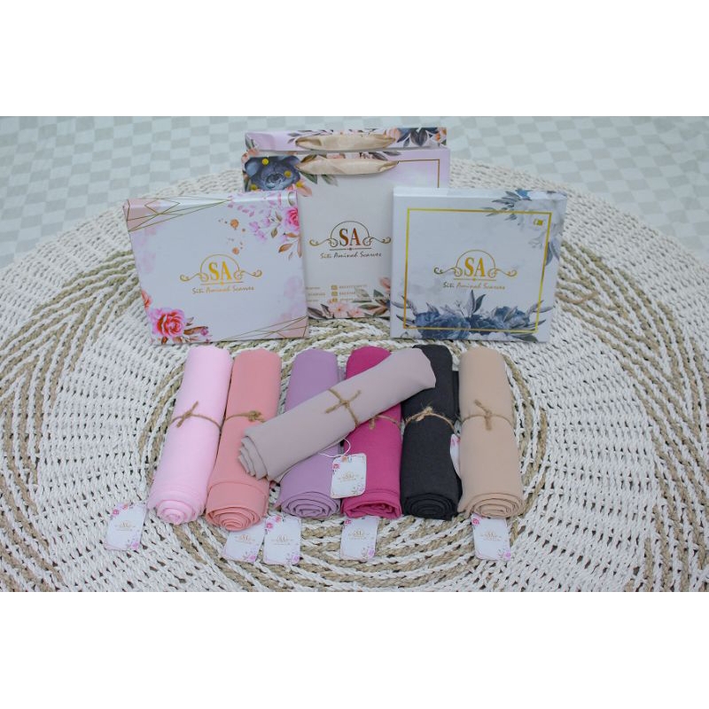 SA - Pashmina Hijab Ceruti Babydoll Armani Premium