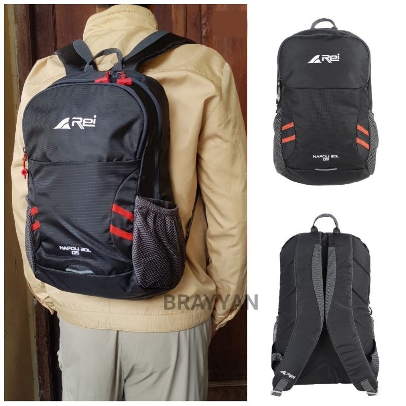 Tas Ransel Arei Napoli 04 20L Daypack Outdoor Pria Wanita