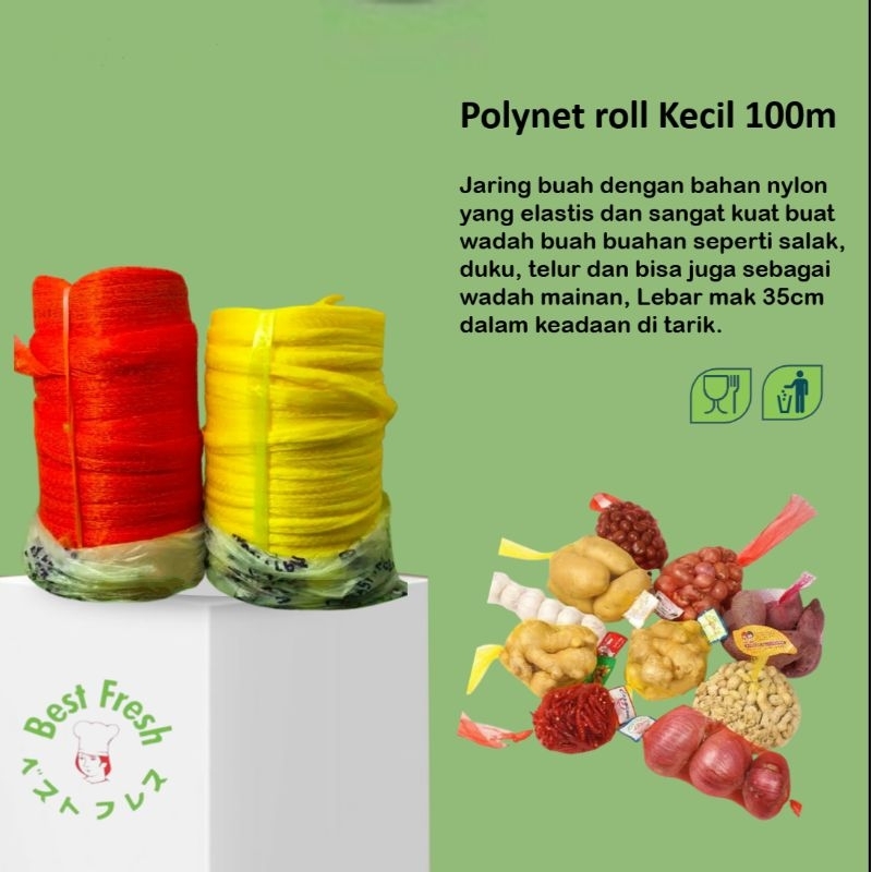 UM1 polynet / jaring buah roll kecil ( 100m ) - Hanger polynet ( 100 set )