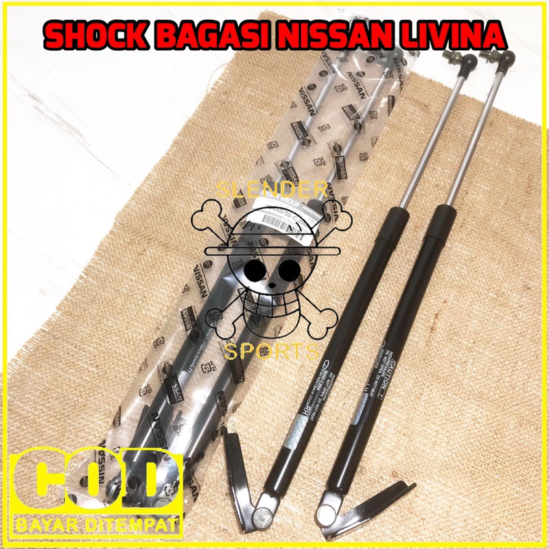 SHOCK BAGASI LIVINA - SHOK PINTU BELAKANG LIVINA - SHOCK BAGASI NISSAN LIVINA