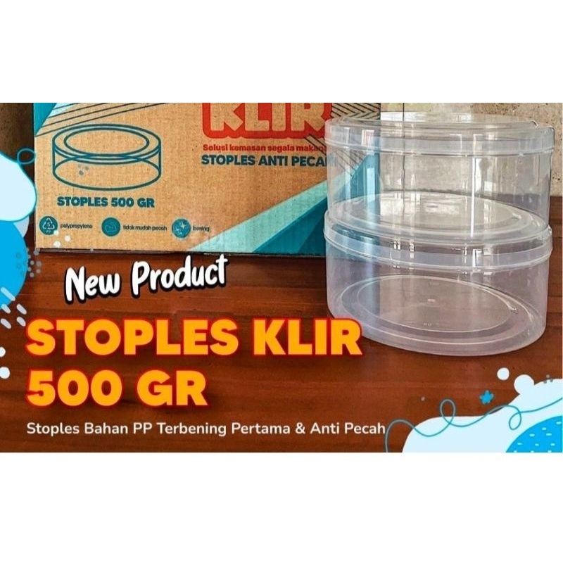 toples plastik kue kering 500gr