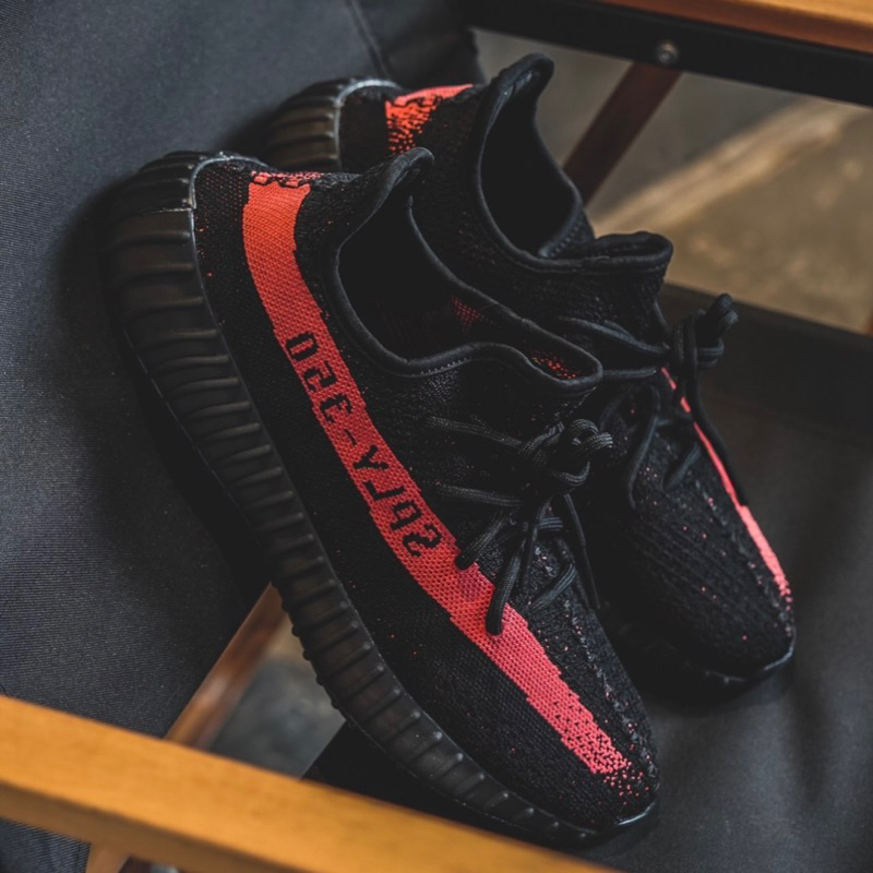 Adidas Yeezy Boost 350 V2 Infrared Red Stripes 100% Authentic