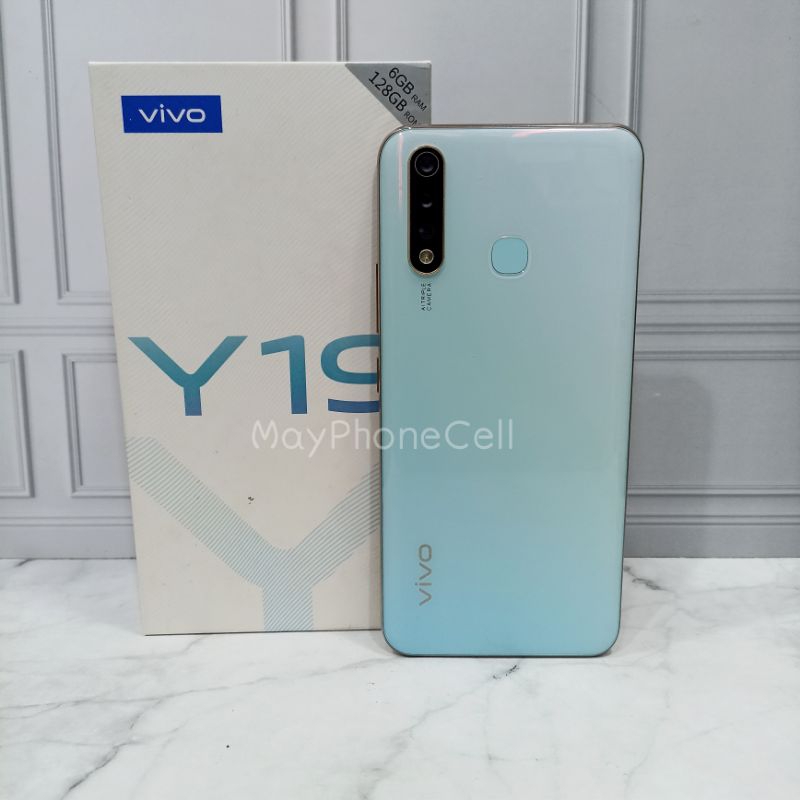Vivo Y19 Ram 6GB Internal 128GB 6/128 GB Handphone Second Fullset Batangan ex Garansi Resmi