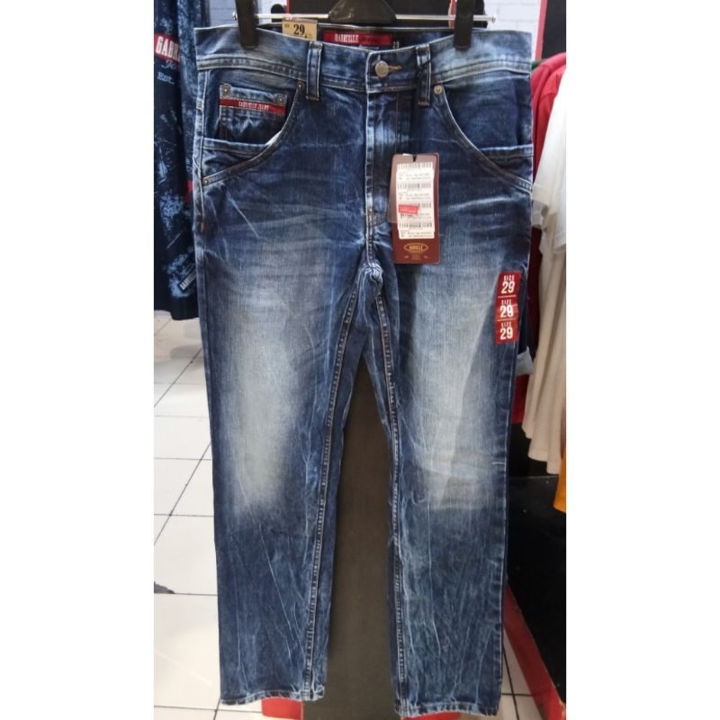 Gabrielle jeans original mens BBRC069V112229 celana jeans panjang pria reguler fit with 5 pocket
