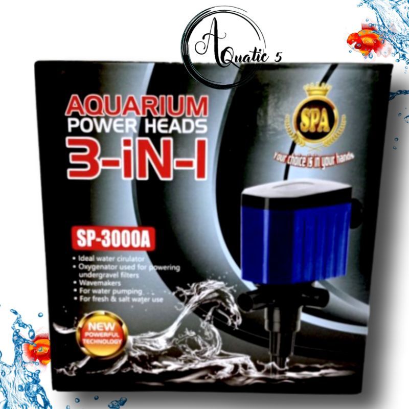 Pompa Kolam Aquarium hidroponik SPA SP 3000A