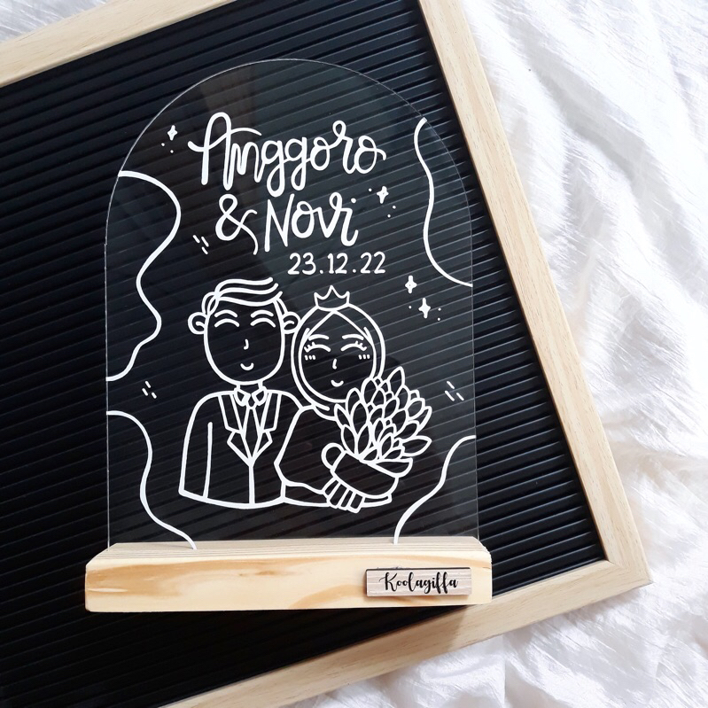 Acrylic Dome • KADO ULTAH, WISUDA, ANNIVERSARY, WEDDING, ENGAGEMENT