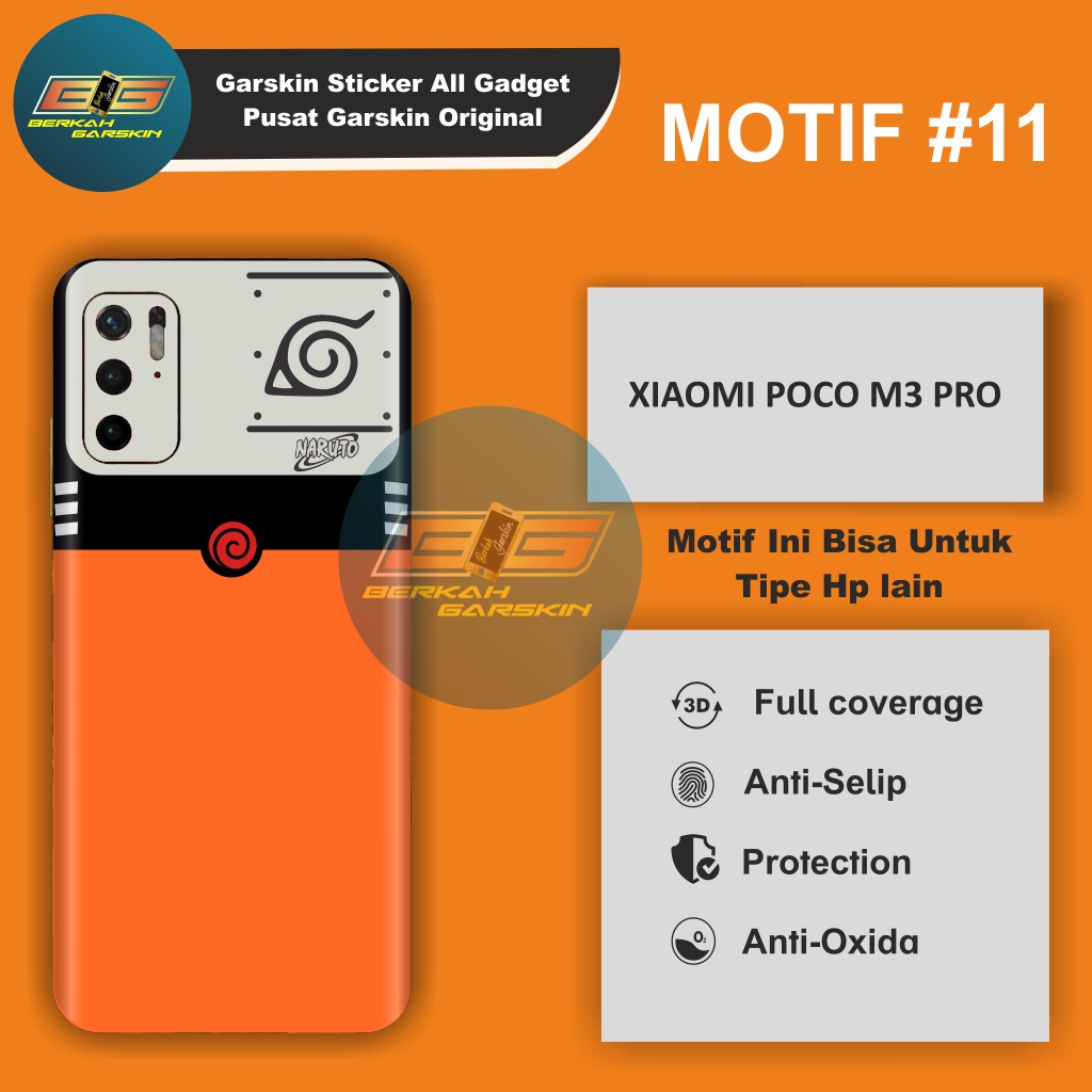 Get2pcs_ Garskin xiaomi Poco M3 Pro 111 5g stiker custom Dan Cod